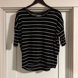 Krochet Kids black striped t-shirt